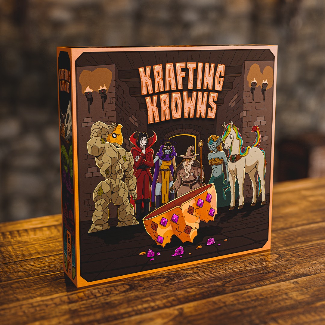 Krafting Krowns game box and components